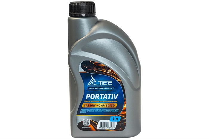 Масло полусинтетическое ТСС Портатив SAE 10W-40 API SG/CD канистра 1л/Motor oil 1liter can 2301177 - фото 34367