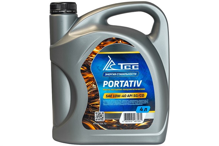 Масло полусинтетическое ТСС Портатив SAE 10W-40 API SG/CD канистра 4л/Motor oil 4liter can 2301178 - фото 34371